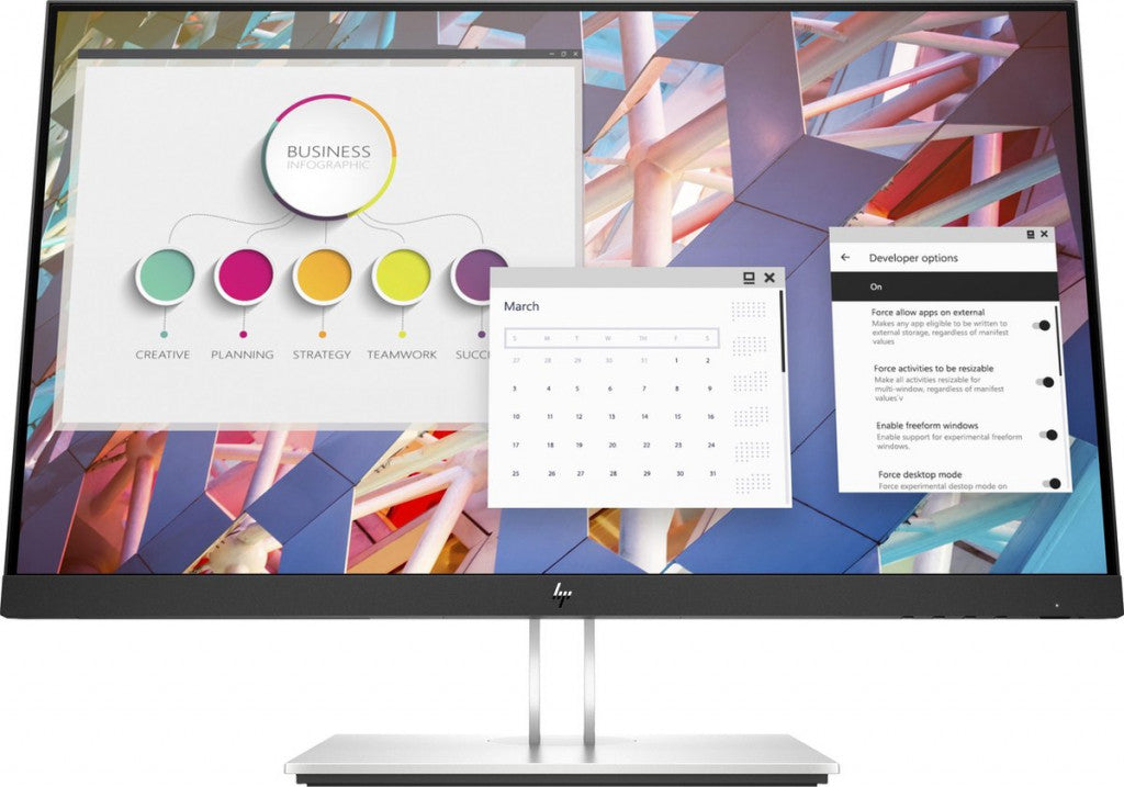 HP Moniteur EliteDisplay E24 G4 Full HD IPS 24 pouces 9VF99AA