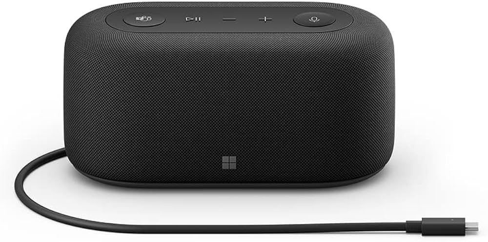 Station d'accueil audio Microsoft noire