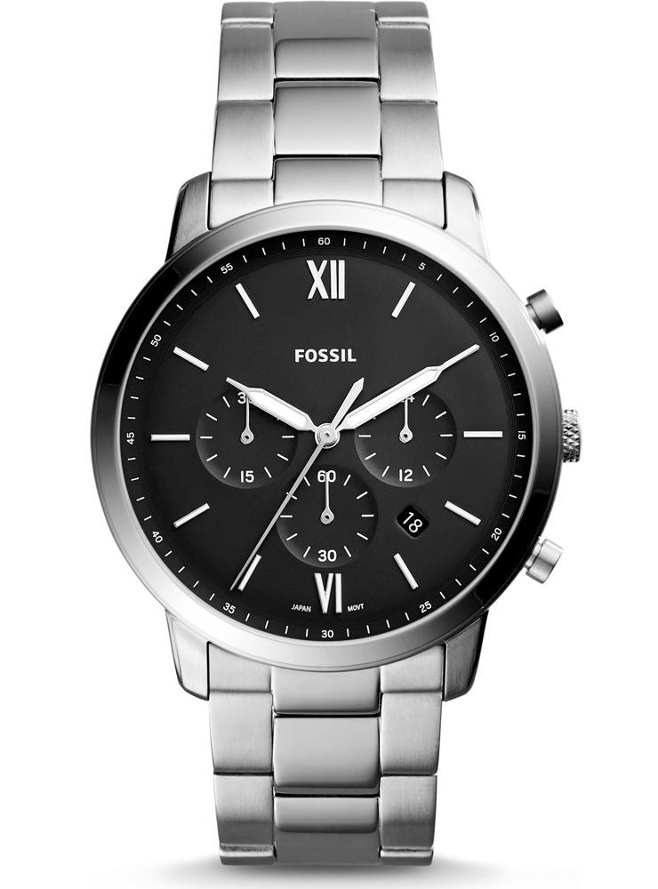 Fossil Montre chronographe Neutra en acier inoxydable FS5384