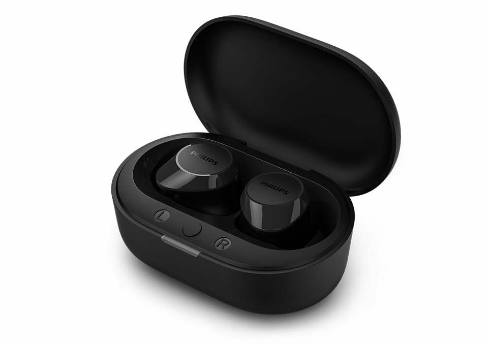 Philips TAT1209BK/00 écouteur/casque True Wireless Stereo (TWS) Ecouteurs Appels/Musique Bluetooth Noir