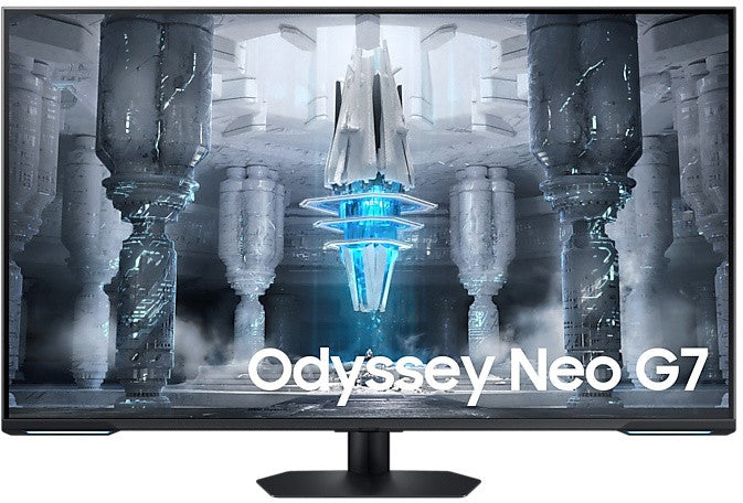 Samsung Odyssey Neo G7 G70NC 43″ 4K UHD Mini-LED Gaming Moniteur Blanc