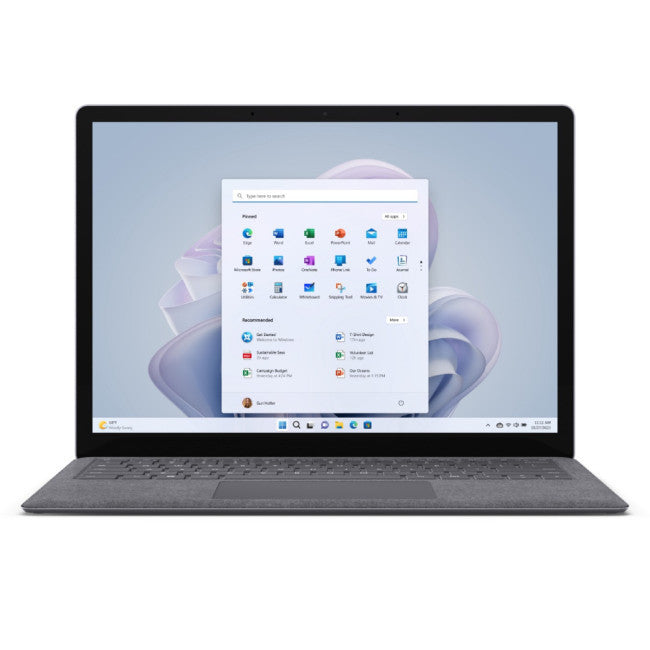 Microsoft Surface Laptop 5 Intel® Core™ i7 i7-1265U Ordinateur portable 34,3 cm (13.5") Écran tactile 16 Go LPDDR5x-SDRAM 256 Go SSD Wi-Fi 6 (802.11ax) Windows 11 Pro Anglais britannique Platine