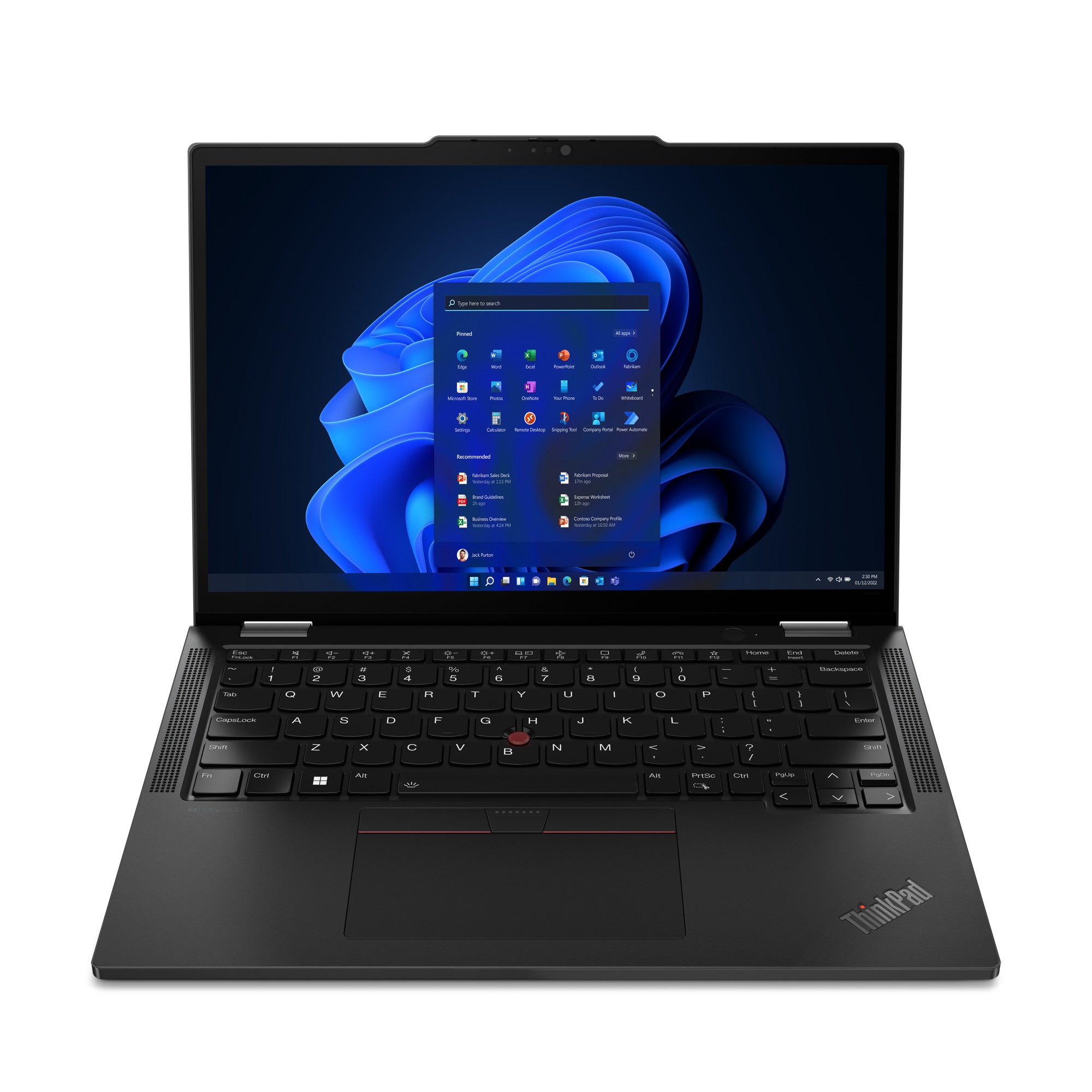 Lenovo ThinkPad X13 Yoga Gen 4 Intel® Core™ i5 i5-1335U Hybride (2-en-1) 33,8 cm (13.3") Écran tactile WUXGA 16 Go LPDDR5-SDRAM 256 Go SSD Wi-Fi 6E (802.11ax) Windows 11 Pro Anglais britannique Noir