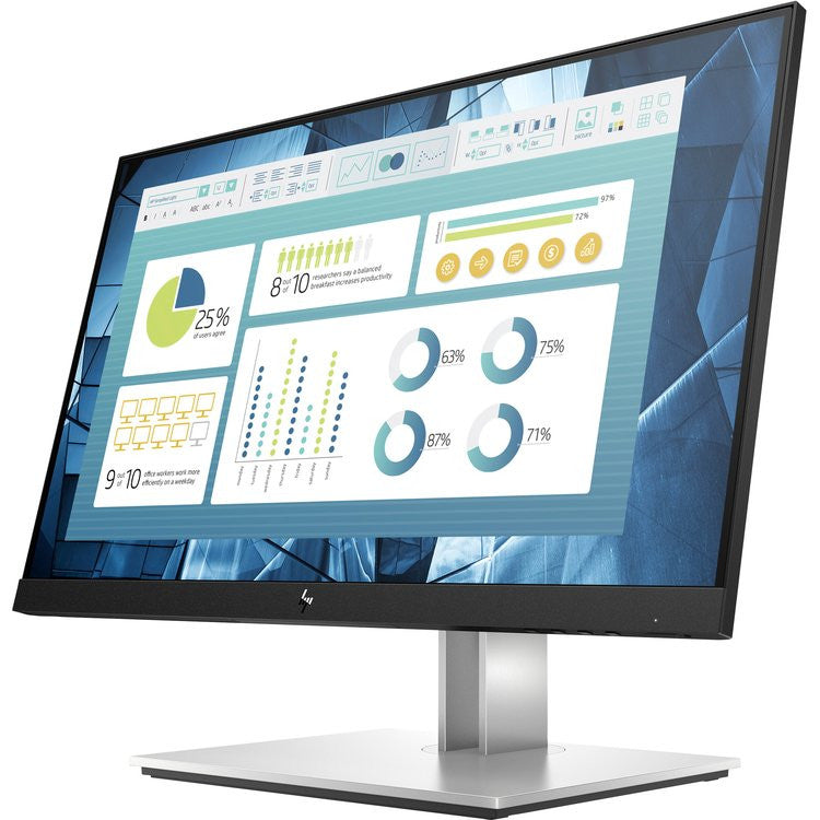 HP E-Series E22 G4 écran plat de PC 54,6 cm (21.5") 1920 x 1080 pixels Full HD LCD Noir, Argent
