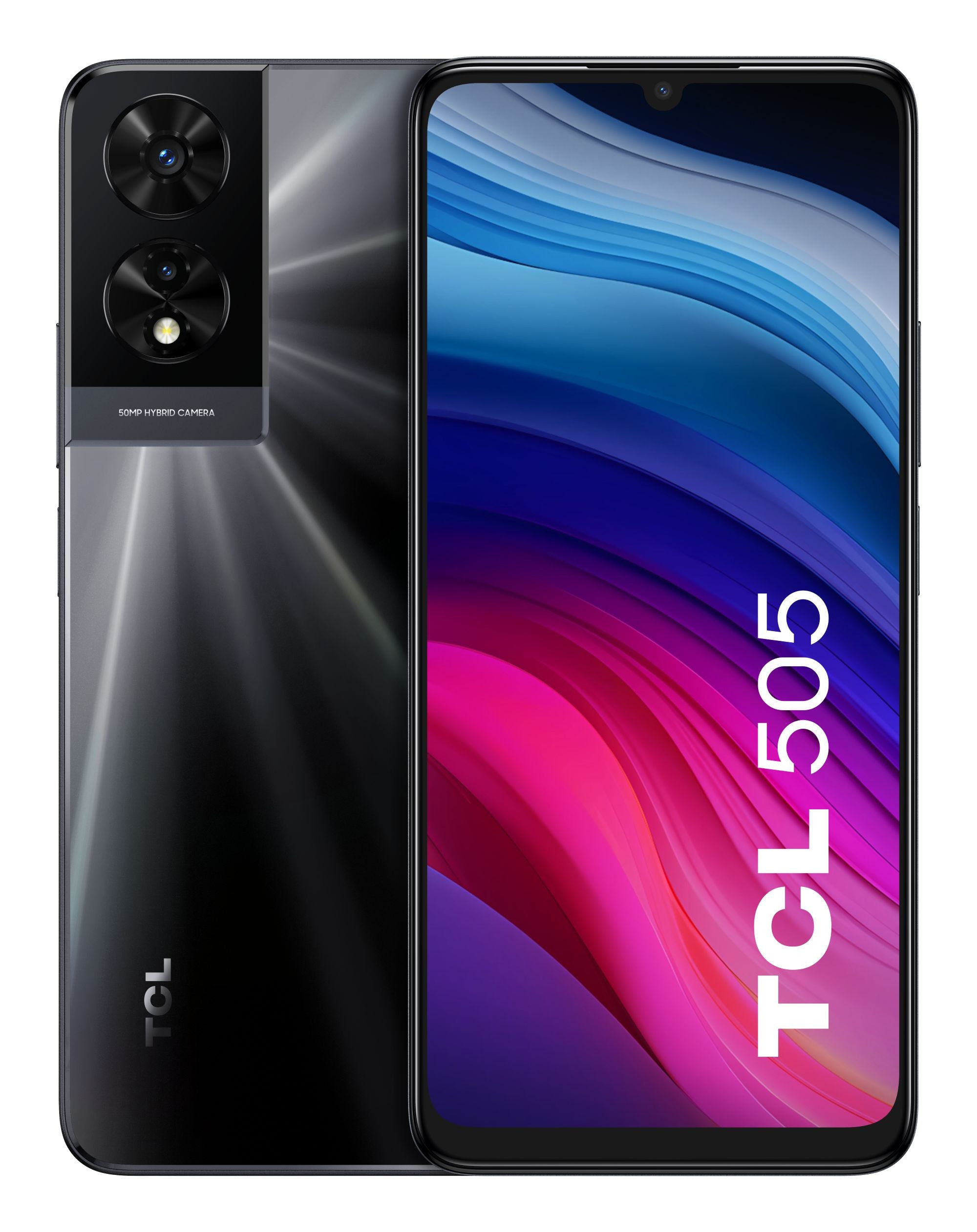 TCL 505 17,1 cm (6.75") Double SIM Android 14 4G USB Type-C 4 Go 64 Go 5010 mAh Gris