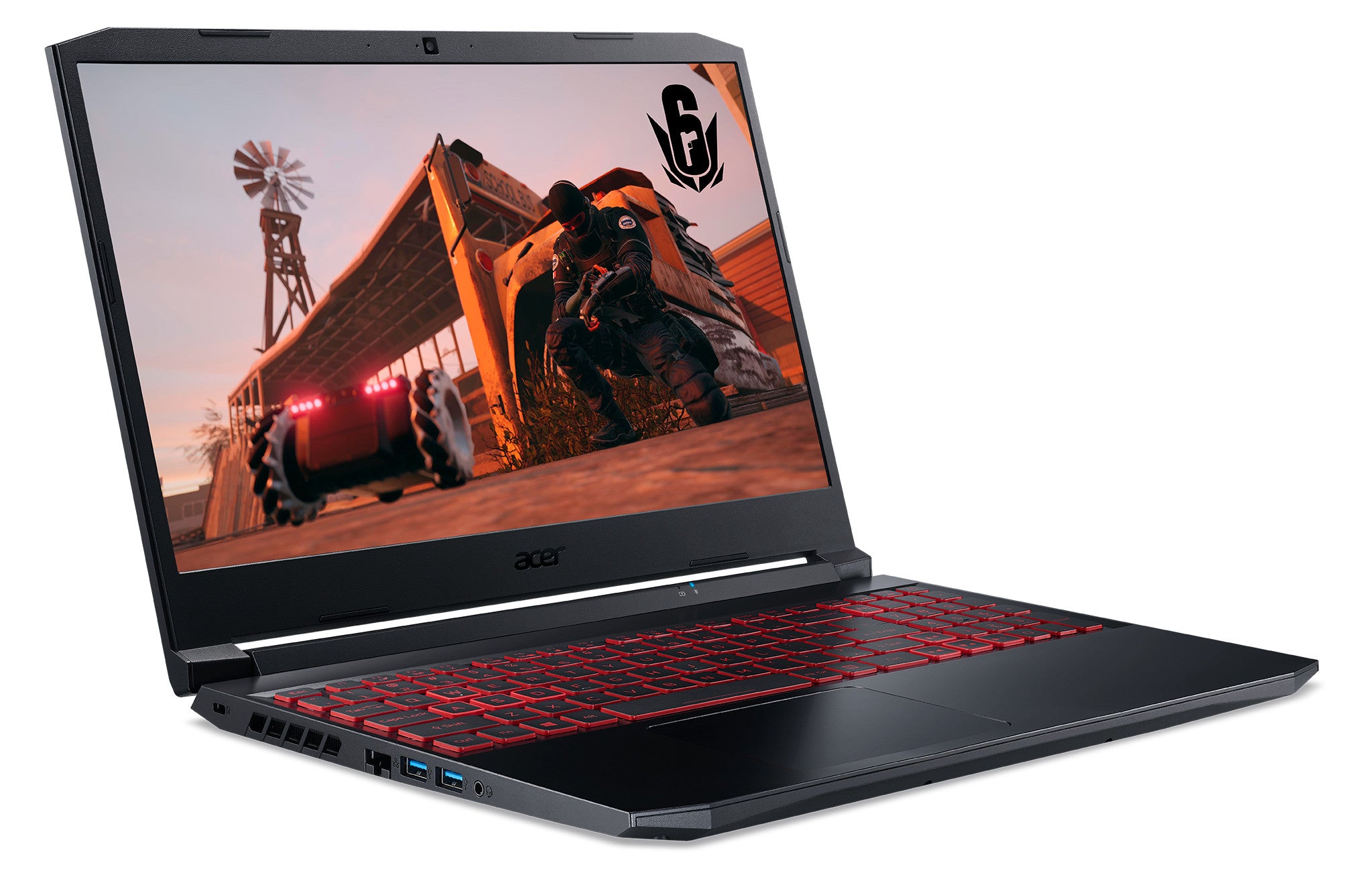 Acer Nitro 5 AN515-57-5434 Intel® Core™ i5 i5-11400H Ordinateur portable 39,6 cm (15.6") Full HD 8 Go DDR4-SDRAM 512 Go SSD NVIDIA GeForce RTX 3050 Wi-Fi 6 (802.11ax) Windows 11 Home Allemand Noir NH.QELEV.002