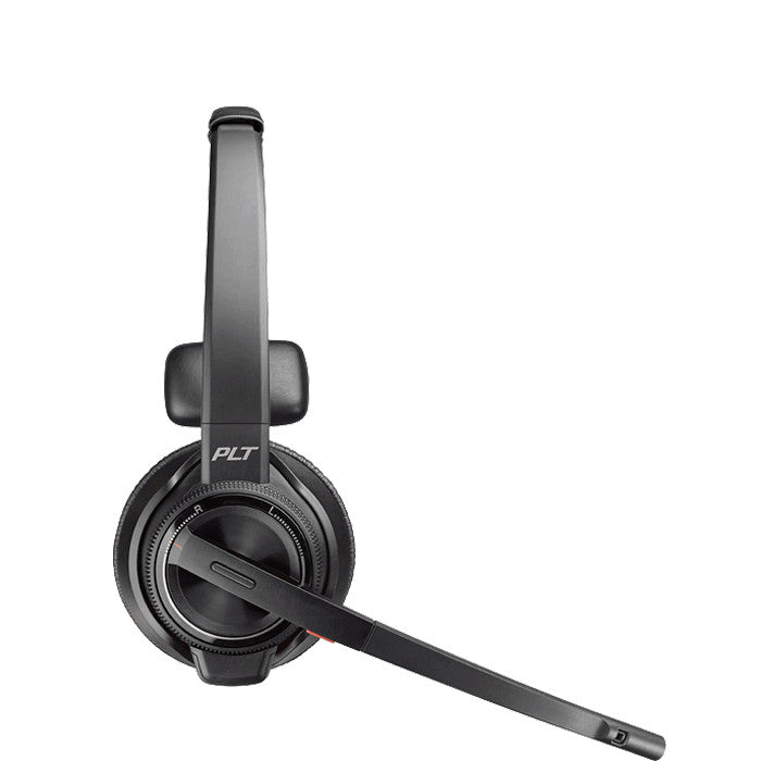 Poly Savi 8210 UC Casque Sans fil Arceau Bureau/Centre d'appels Socle de chargement Noir
