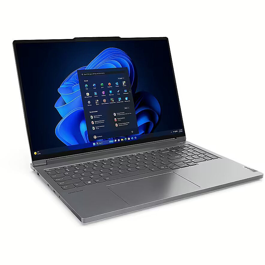 Lenovo ThinkBook 16p G5 IRX Intel® Core™ i7 i7-14650HX Ordinateur portable 40,6 cm (16") WQXGA 16 Go DDR5-SDRAM 512 Go SSD NVIDIA GeForce RTX 4060 Wi-Fi 6E (802.11ax) Windows 11 Pro Belge Gris
