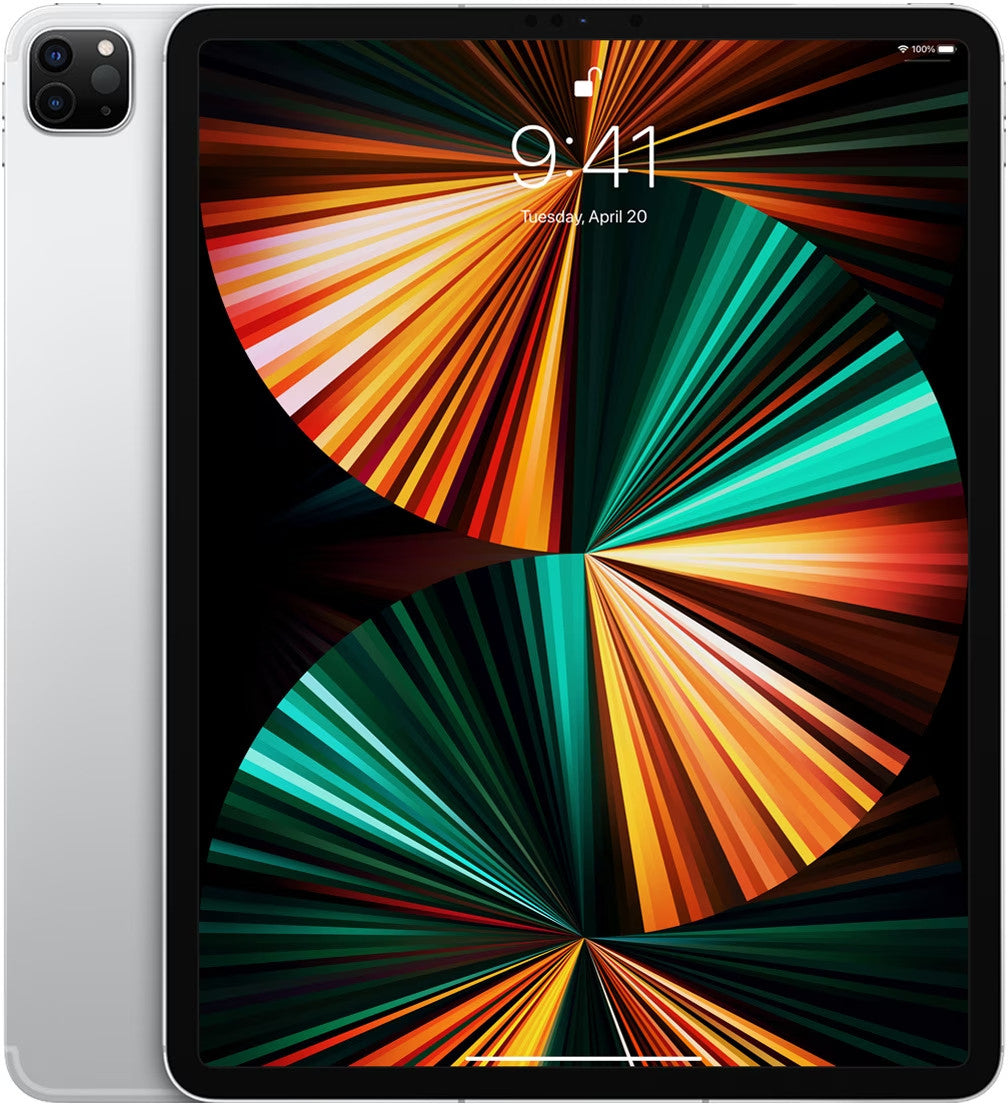 Apple iPad Pro 5G Apple M TD-LTE & FDD-LTE 128 Go 32,8 cm (12.9") 8 Go Wi-Fi 6 (802.11ax) iPadOS 14 Argent