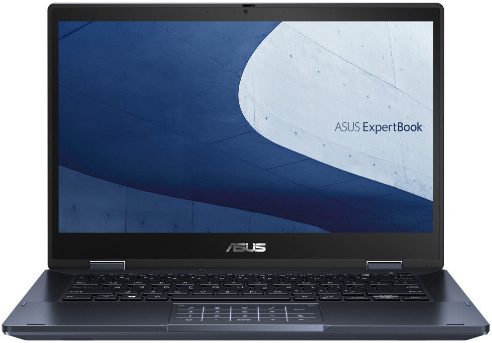 ASUS ExpertBook B3 Flip B3402FBA-EC0623X Intel® Core™ i3 i3-1215U Hybride (2-en-1) 35,6 cm (14") Écran tactile Full HD 8 Go DDR4-SDRAM 256 Go SSD Wi-Fi 6 (802.11ax) Windows 11 Pro Noir