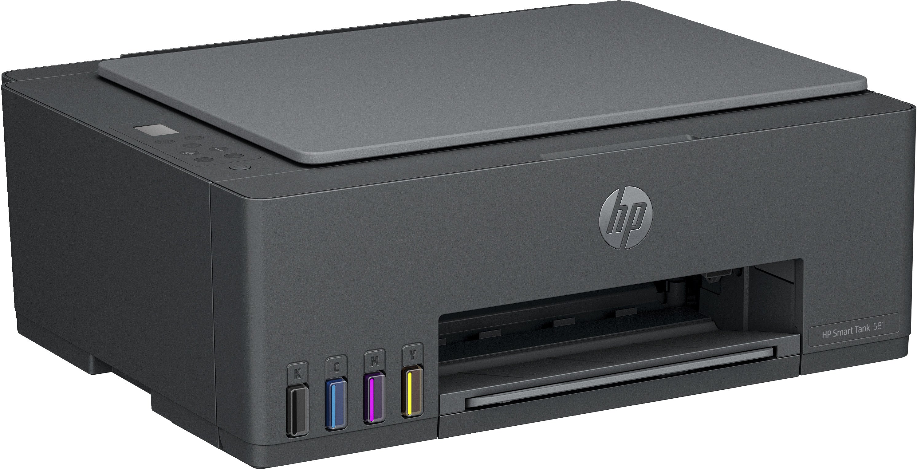 Imprimante tout-en-un HP Smart Tank 581, maison et bureau à domicile, impression, copie, numérisation, sans fil ; Réservoir d'imprimante à grand volume ; Imprimez depuis un téléphone ou une tablette ; Numériser vers PDF