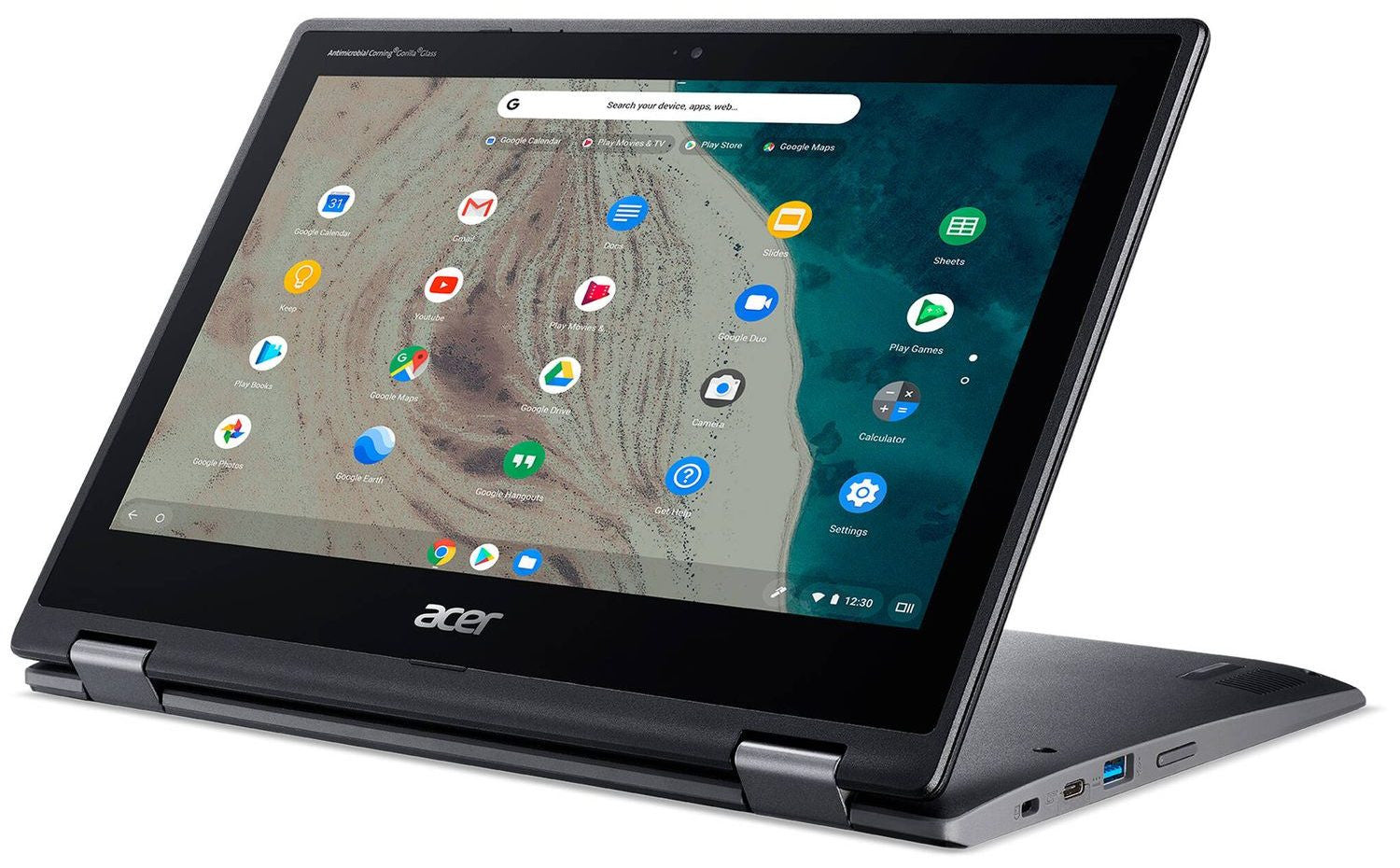 Ordinateur portable ACER RT753T N5100 4 Go, SSD 32 Go, écran 11,6" QWERTY, Chrome OS, NX.A8ZEB.00M 
