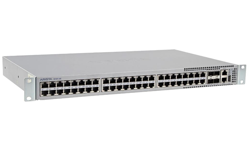 Commutateur Arista 7010T 48XGIGE avec 4 ports SFP+ 1/10 Go DCS-7010T-48-F 