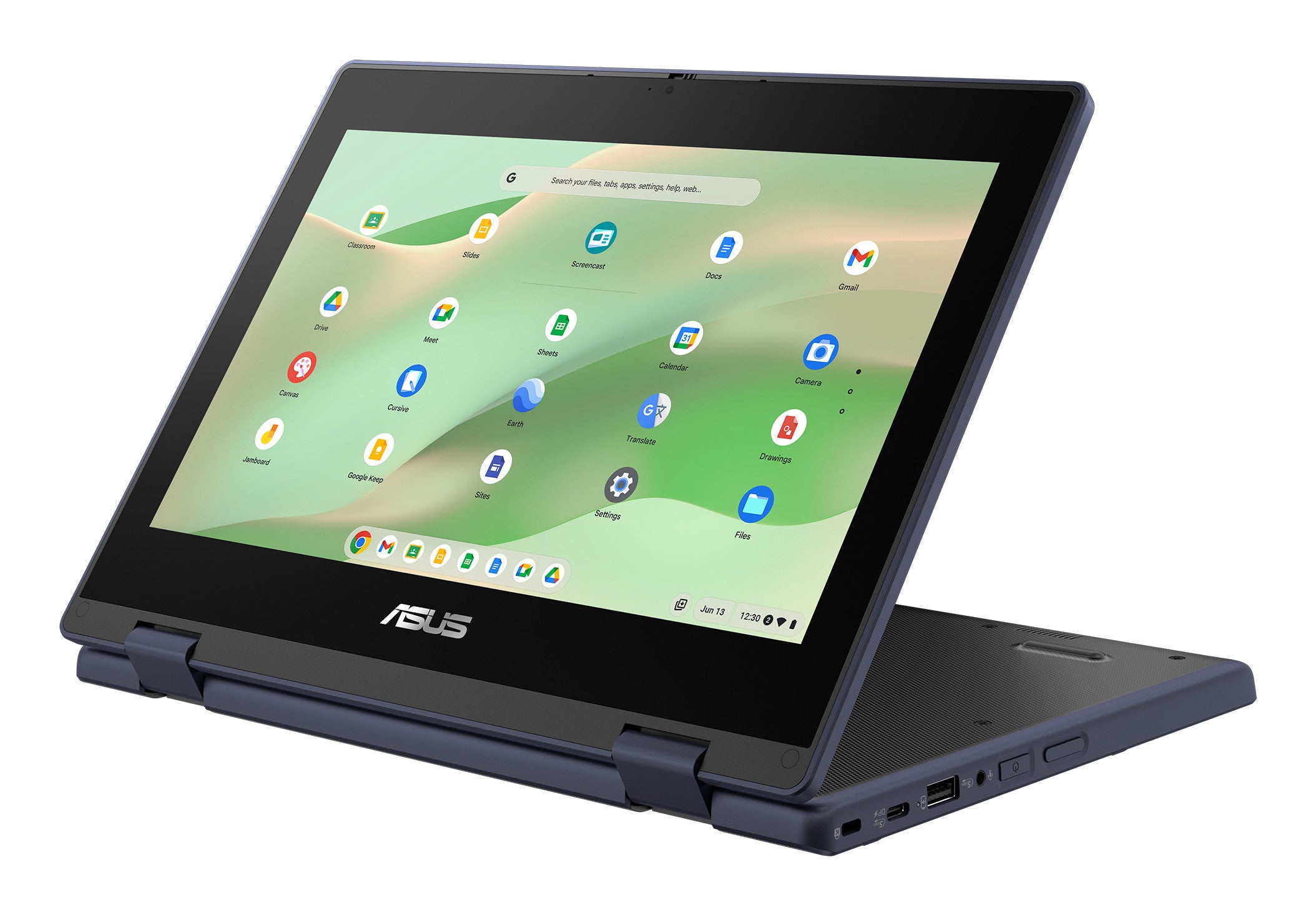 ASUS Chromebook CR11 Flip CR1104FTA-NS0088 Intel® N N150 29,5 cm (11.6") Écran tactile HD 8 Go LPDDR5-SDRAM 64 Go eMMC Wi-Fi 6E (802.11ax) ChromeOS Belge Gris 90NX08W1-M002U0