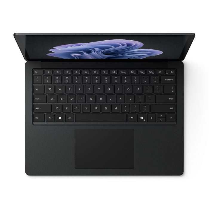 Microsoft Surface Laptop 6 Intel Core Ultra 7 165H Ordinateur portable 34,3 cm (13.5") Écran tactile 16 Go LPDDR5x-SDRAM 256 Go SSD Wi-Fi 6E (802.11ax) Windows 11 Pro Noir