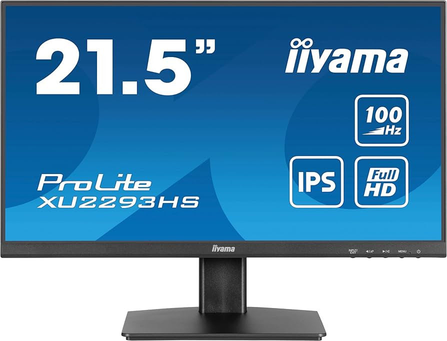 iiyama ProLite XUB2293HS-B6 computer monitor 54,6 cm (21.5") 1920 x 1080 Pixels Full HD LED Zwart
