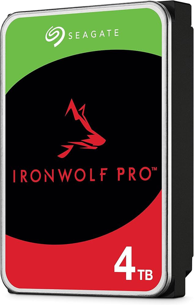 SEAGATE Disque dur IronWolf Pro 4 To SATA 6G ST4000NT001