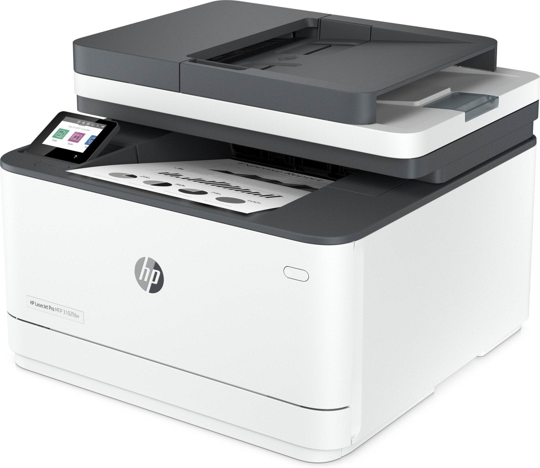 HP LaserJet Pro 3102fdw Draadloos Multifunction Zwart - wit Printer, Kopieerapparaat, scanner; dubbelzijdig 3G630FABT - Compridis