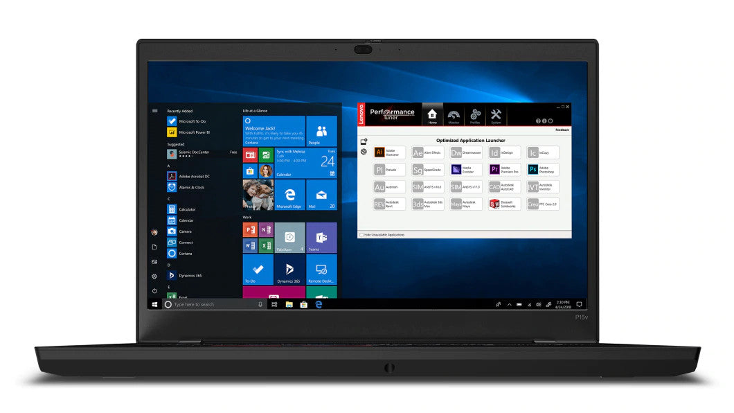 LENOVO TP P15V I7-10750H 16 Go 512 Go W10P W10P QWERTY Portugais 20TQ003QPG