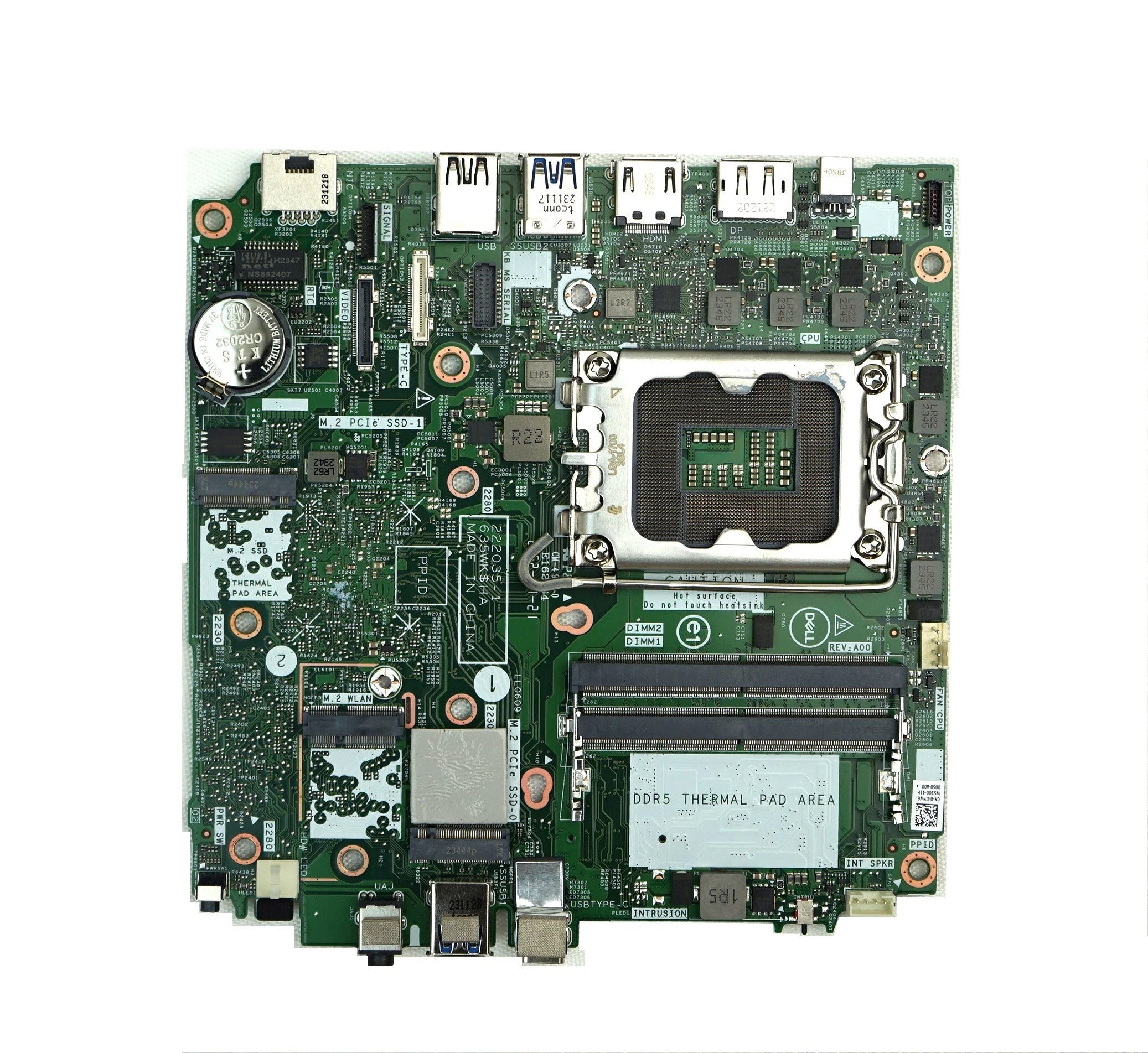 DELL Carte mère pour OptiPlex 7020 Micro Intel FC-LGA1700 Socket 04JYW6