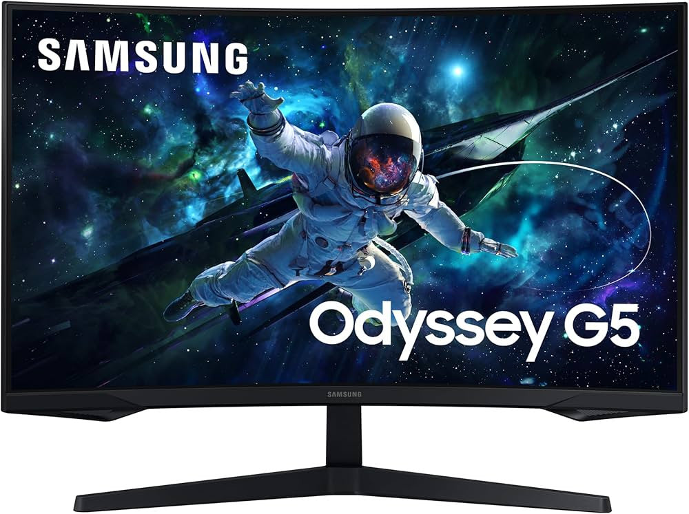 Moniteur de jeu incurvé Samsung Odyssey G5 G55C QHD 165 Hz LS32CG552EUXEN 