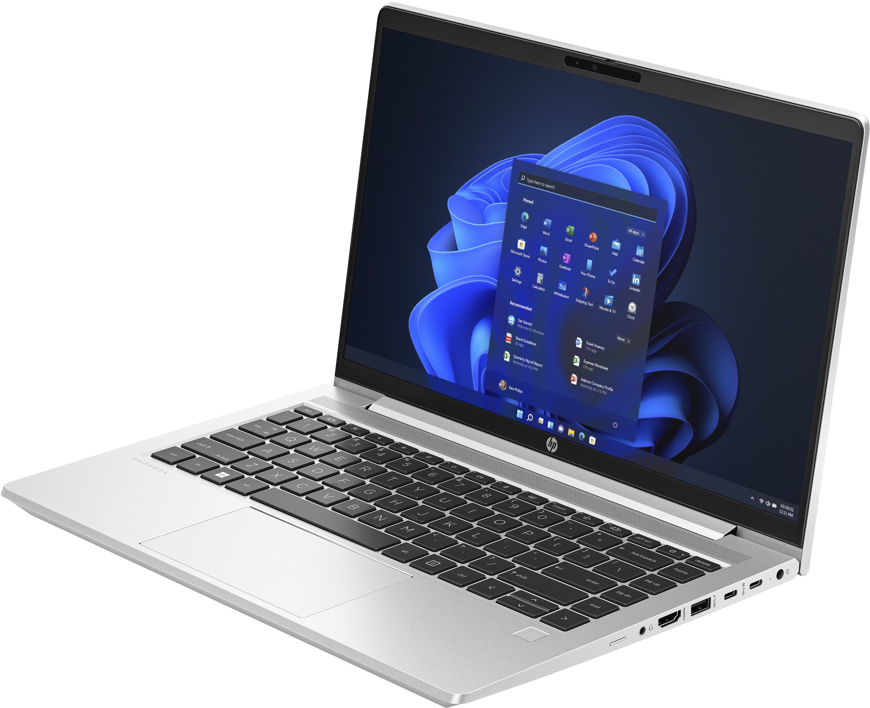 HP ProBook 440 G10 Intel® Core™ i5 i5-1335U Ordinateur portable 35,6 cm (14") Full HD 16 Go DDR4-SDRAM 512 Go SSD Wi-Fi 6E (802.11ax) Windows 11 Pro Argent
