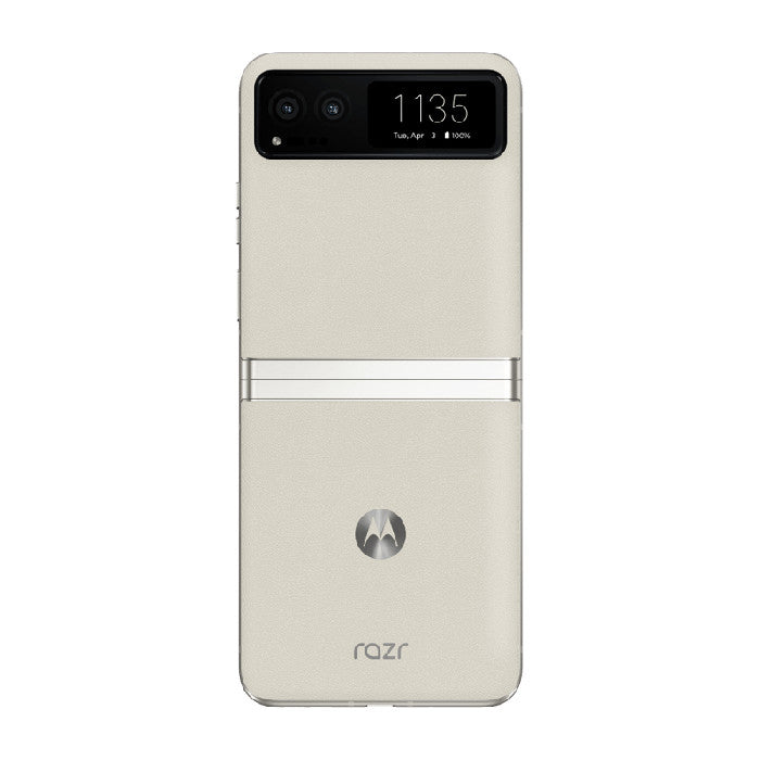 Motorola Razr 40 17,5 cm (6,9") Double SIM Android 13 5G USB Type-C 8 Go 256 Go 4200 mAh Crème