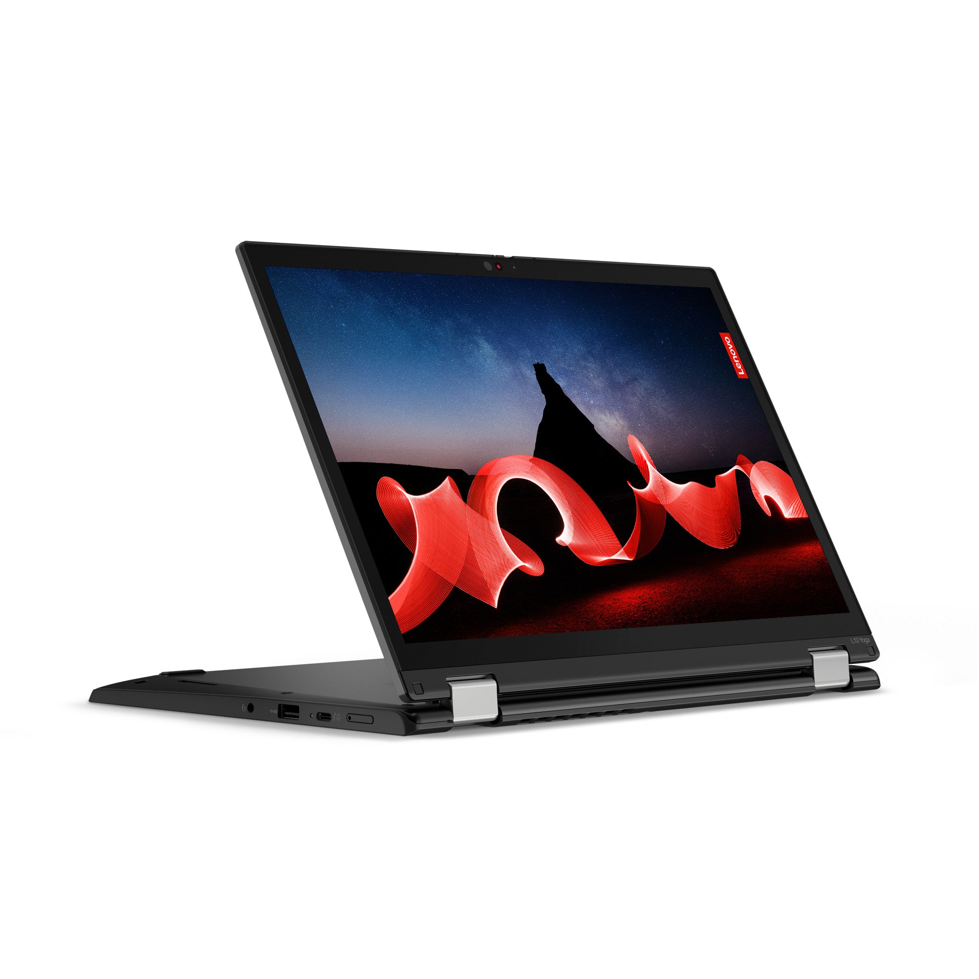 Lenovo ThinkPad L13 Yoga Gen 4 (Intel) Intel® Core™ i7 i7-1355U Hybride (2-en-1) 33,8 cm (13.3") Écran tactile WUXGA 16 Go LPDDR5-SDRAM 512 Go SSD Wi-Fi 6 (802.11ax) Windows 11 Pro Anglais britannique Noir