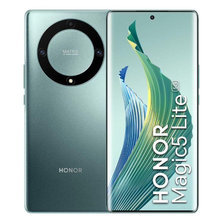 Honor Magic5 Lite 16,9 cm (6.67") Double SIM Android 12 5G USB Type-C 6 Go 128 Go 5100 mAh Vert RMO-NX1