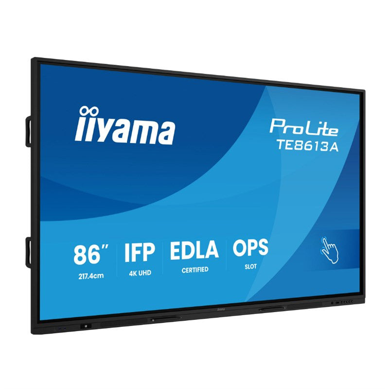 IIYAMA Écran IPS 4K 86" 16:9 certifié Google EDLA IFP TE8613A-B2AG