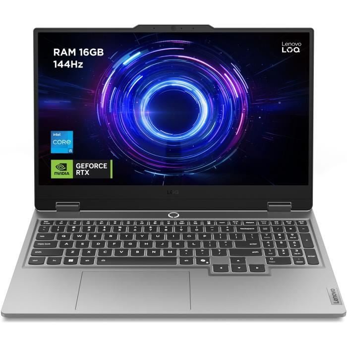 LENOVO LOQ-15IRX10 15.6" Core i5-13450HX 16 GB 512 GB RTX 5050 AZERTY FR – 83JE00MMMB - Compridis