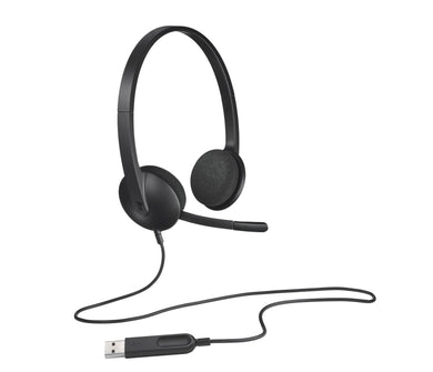 Logitech H340 USB Computer Headset Met digitale audio 981 - 000475 - Compridis
