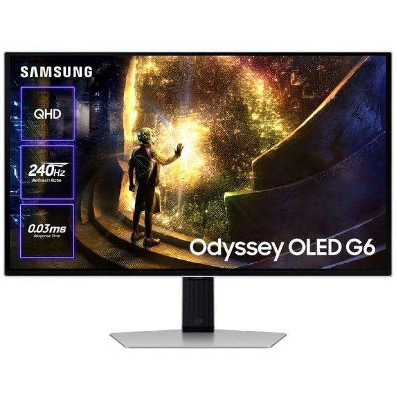 Samsung 27" Odyssey OLED G6 G61SD QHD LS27DG612SUXEN - Compridis