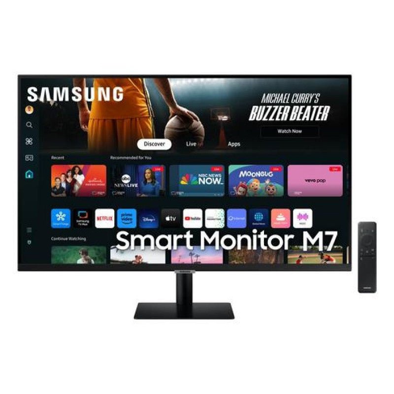 Samsung Smart Monitor M7 M70D 32" 4K UHD Zwart - Compridis