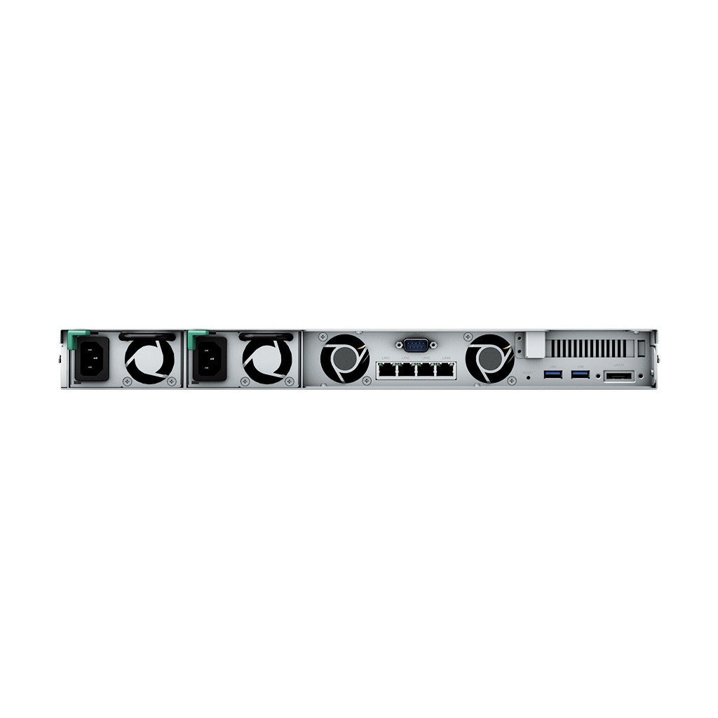 SYNOLOGY 4-bay 1U Rack NAS Quad Core 2GB 1X1GBE RS822RP+ - Compridis