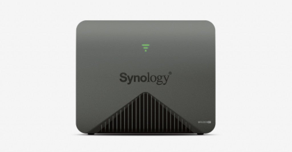 Synology MR2200AC draadloze router Gigabit Ethernet Dual-band (2.4 GHz / 5 GHz) Zwart MR2200AC - Compridis