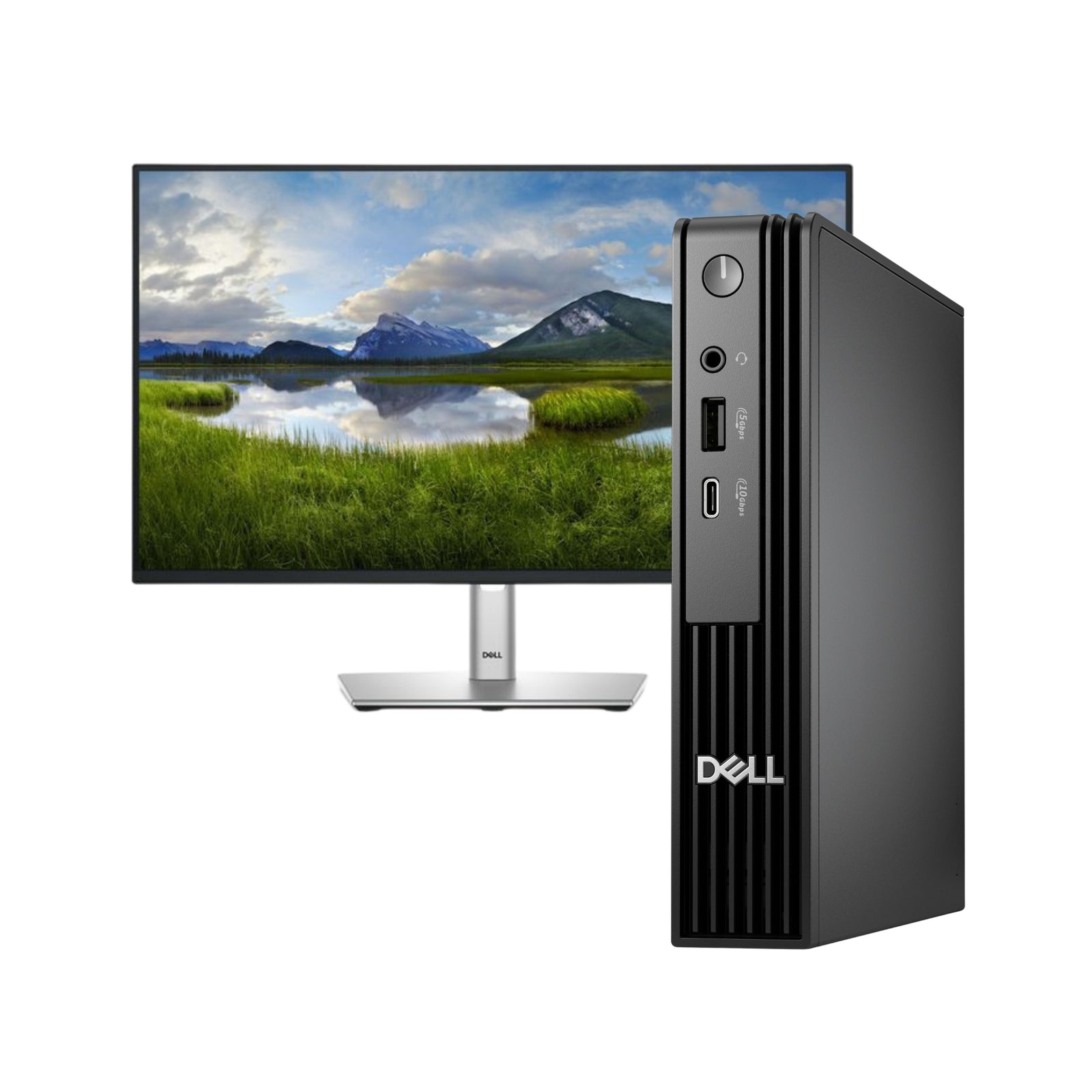 DELL Pro Micro QCM1250 i5-14500T + 24" Moniteur P2425H Pack