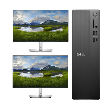 DELL Slim ECS1250 avec Double Moniteur DELL 24" Bundle