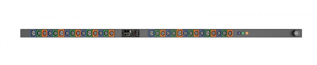 Vertiv Geist MG03E4B0 - 30PN63 - 2PS56B2A10 - S - A - RC energiedistributie 30 AC - uitgang(en) Zwart VP4G8003 - Compridis