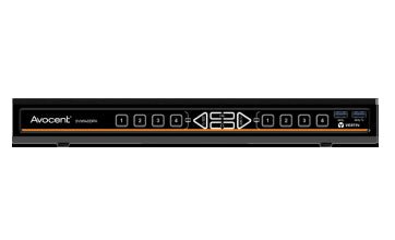 Vertiv SV Universal DP/H Desktop Matrix 2x8 KVM KVM-switch Zwart SVM180DPH-400 - Compridis