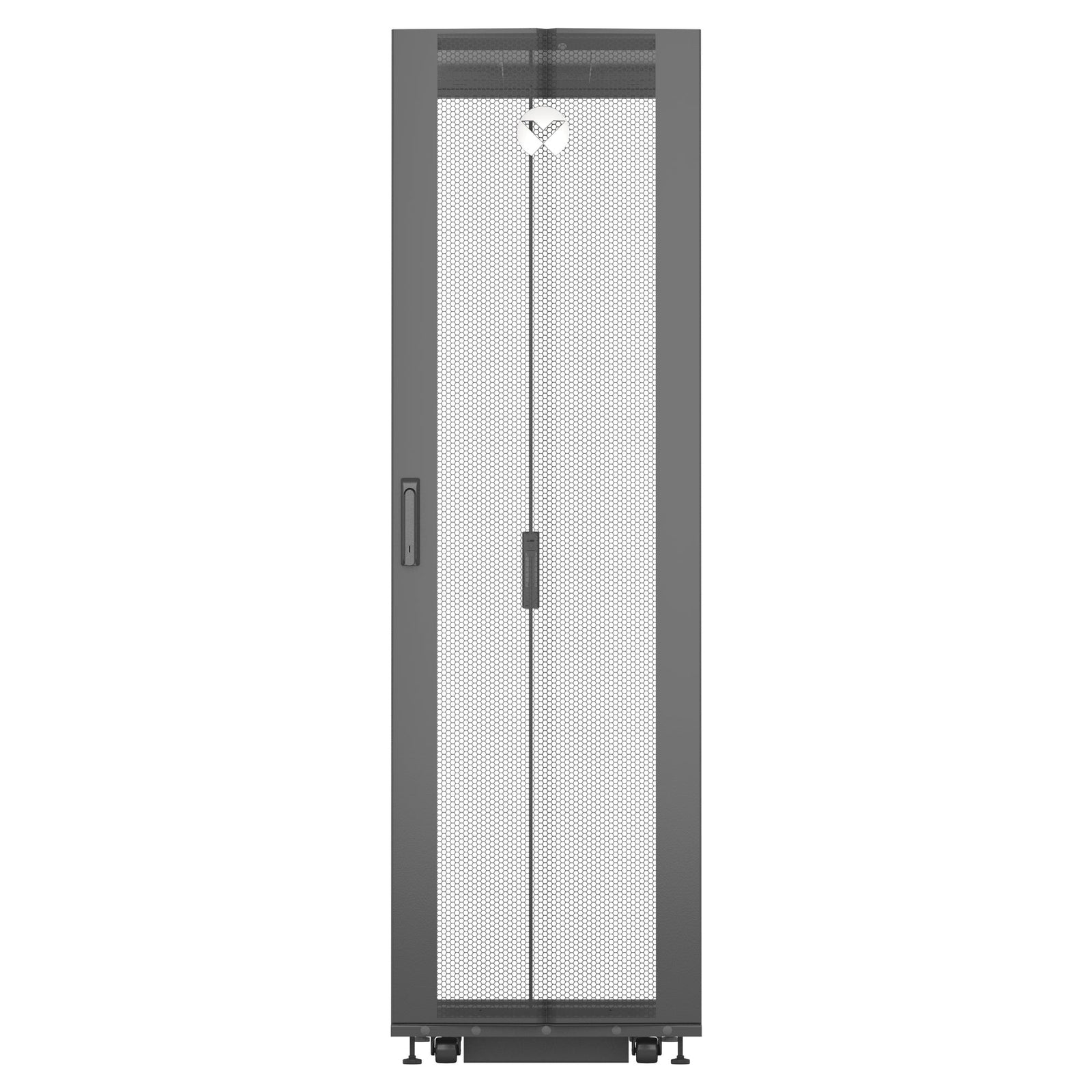 Vertiv VR3300 rack 42U Vrijstaande rek Zwart, Transparant DCMDB8GGGASCRBXAX8 - Compridis