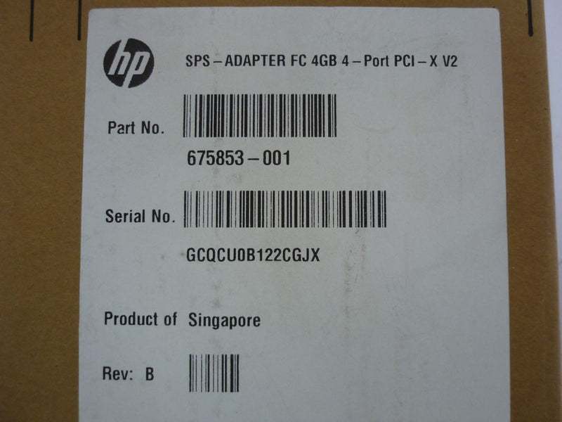Adaptateur réseau HP 3PAR Fibre Channel 675853-001