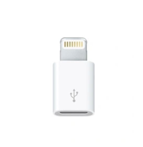 Apple MD820ZM/A adaptateur pour câbles Lightning Micro-USB Blanc